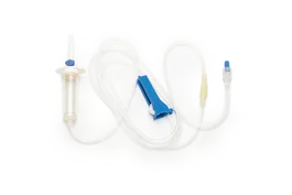 Covetrus Set de perfusion IV 180cm Luer Lock avec bulbe en latex, 30 unités